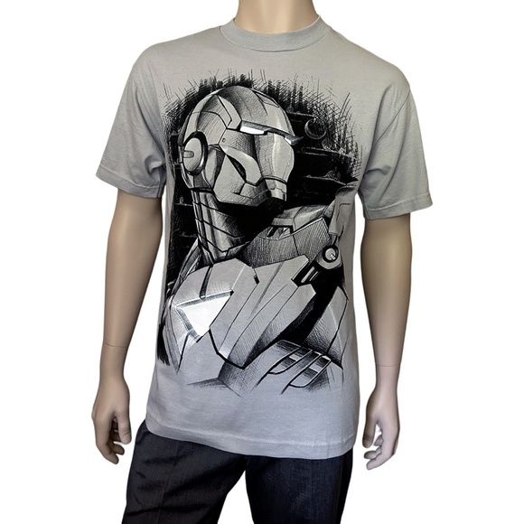 Marvel Comics Iron Man 2 Graphic Tee t-shirt Top Shirt Short Sleeve 100% Cotton - Picture 2 of 11